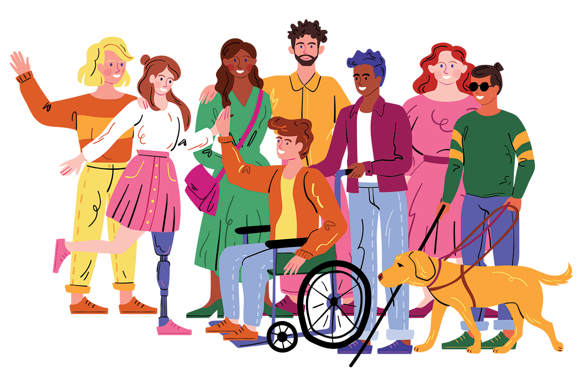 Picture of a group of disabled individuals